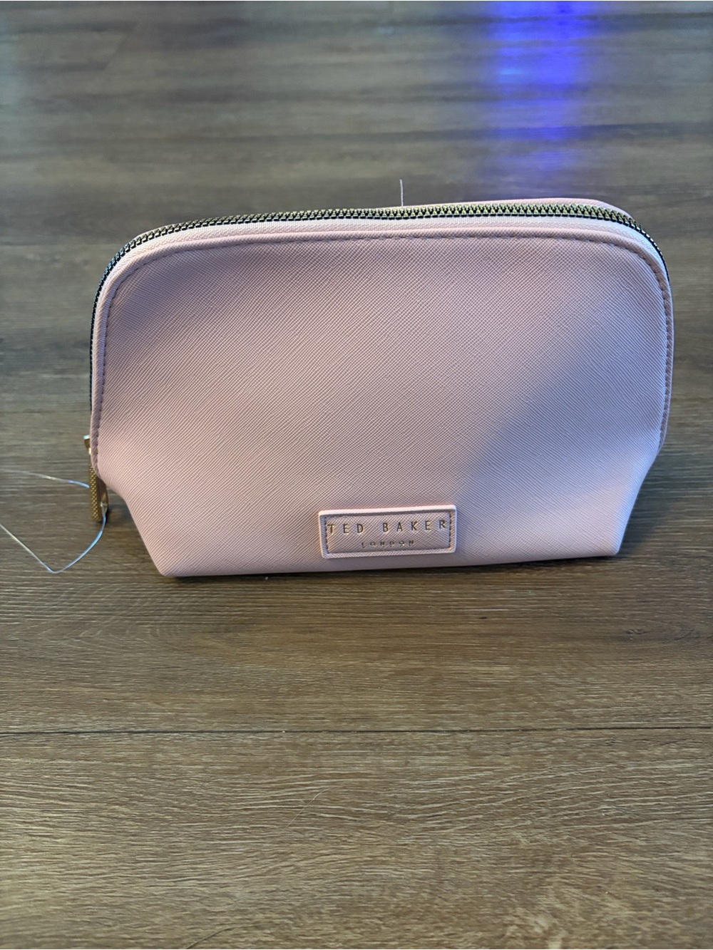 Ted Baker Blush Pink Saffiano Cosmetic Pouch